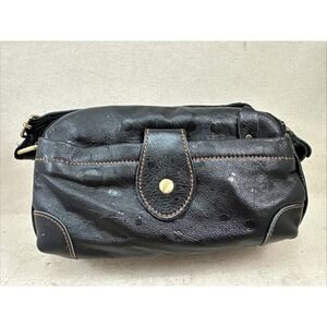 New Unbranded Crossbody Black Soft Leather